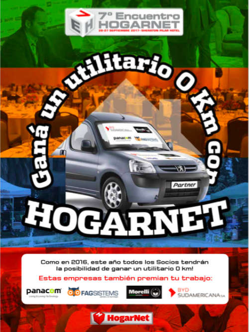 Grandes¨Premios¨grandes oportunidades. Evento Hogarnet 2017.